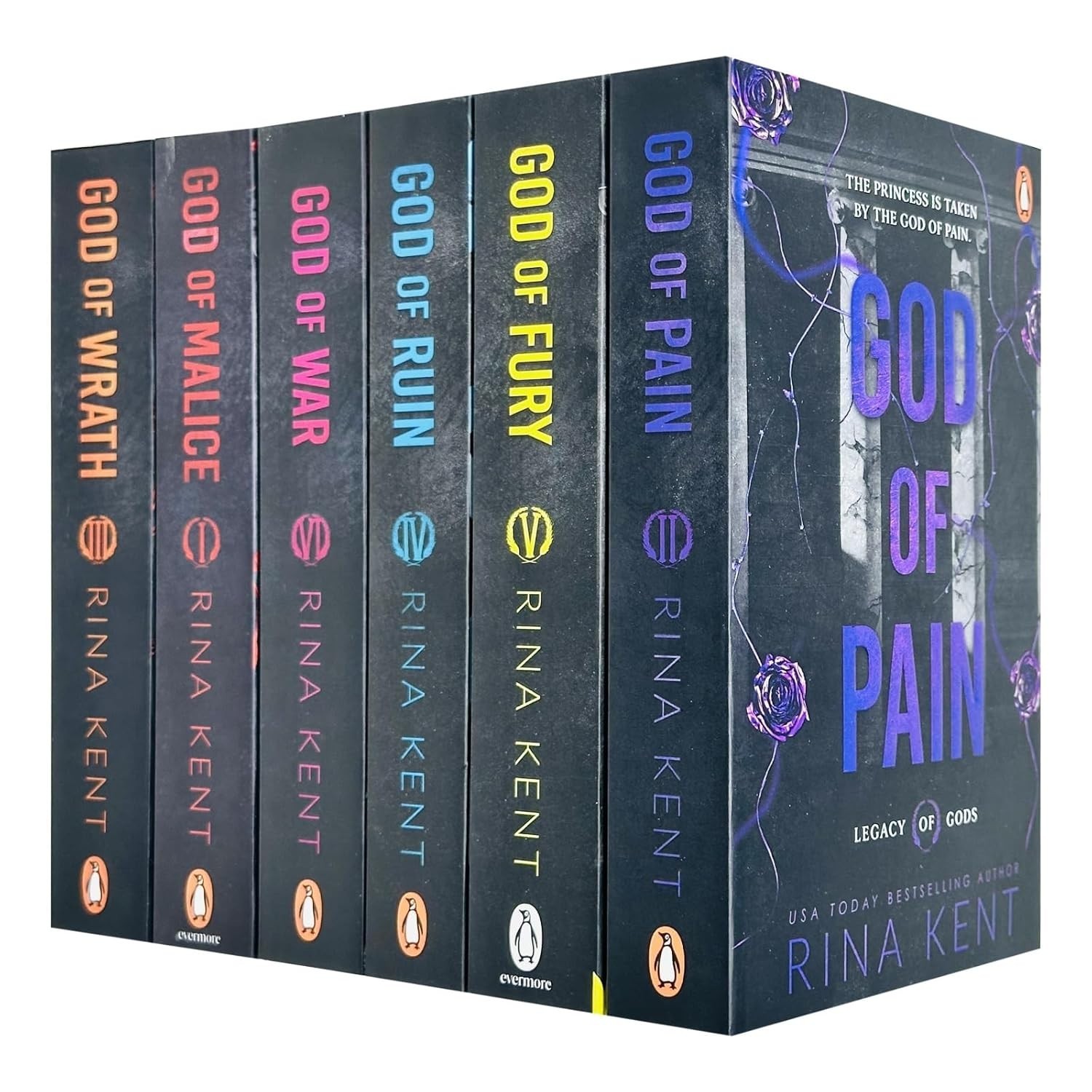 Legacy of Gods Series 6 Books Set by Rina Kent () NEW – Brand New