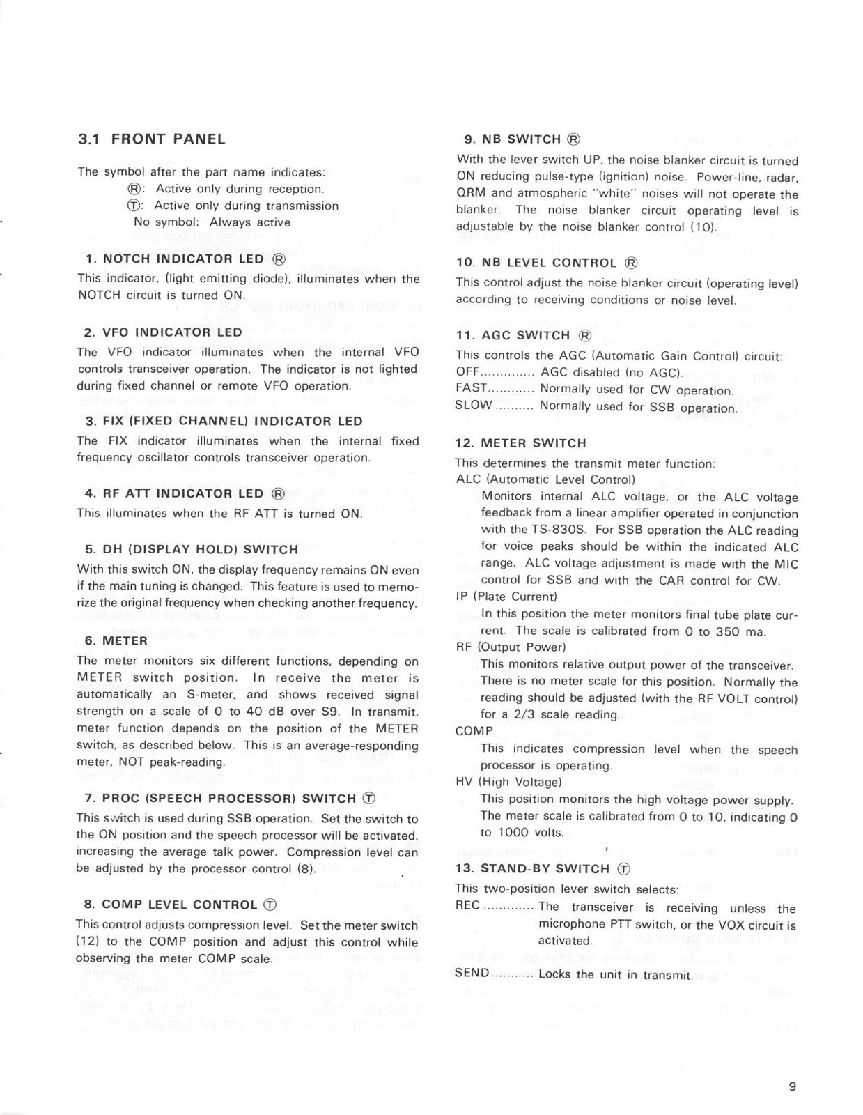 KENWOOD TS-830S Instruction Manual – STEEL WIRE BINDER – DURABLE COVERS