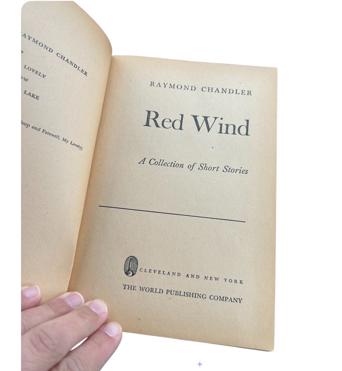 Raymond Chandler – Red Wind – Tower Books Edition First Printing 1946 READ
