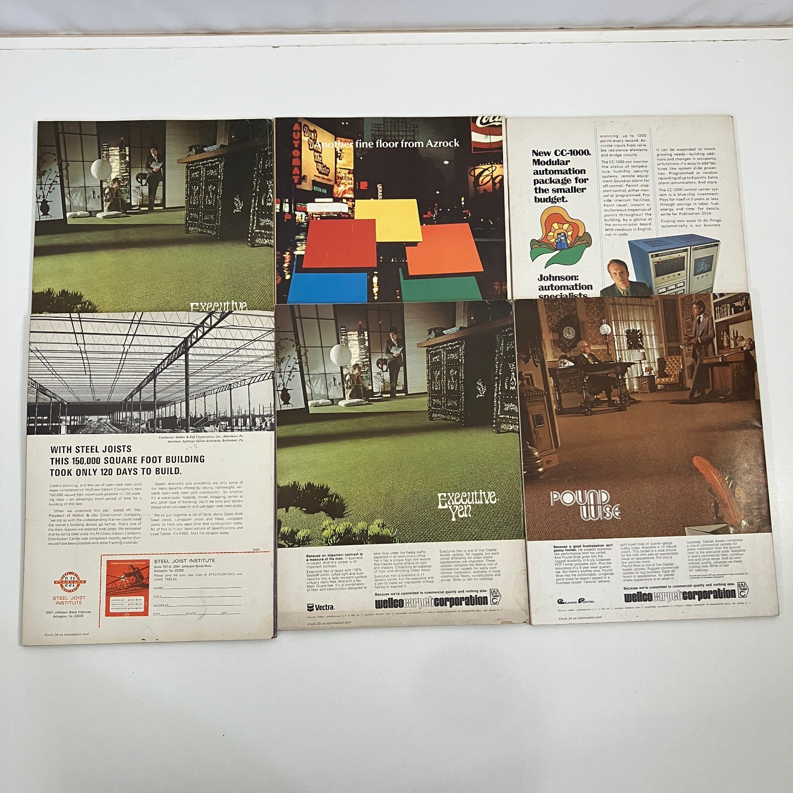 6 AIA Journal Vintage Misc 1971-1975 TPB Issues Lot Architecture Magazines