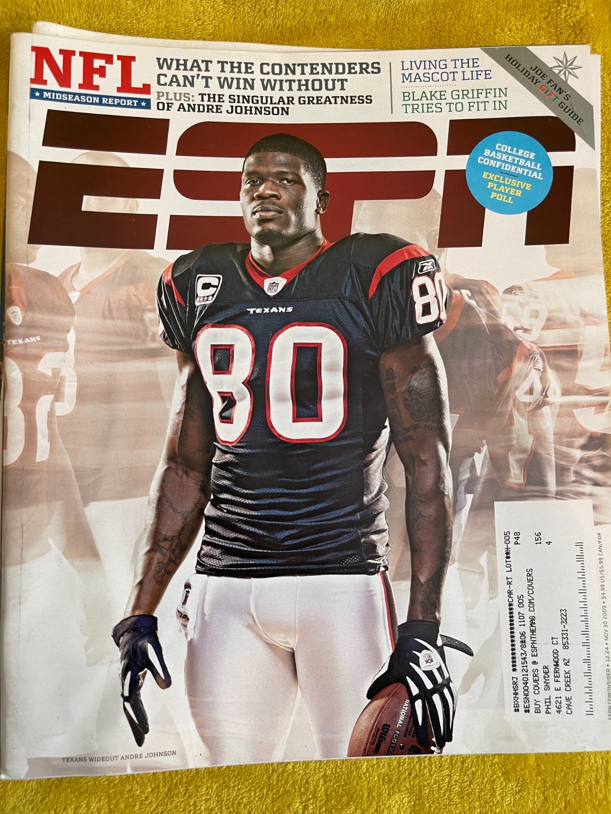 ESPN The Magazine – Date: 11-30-2009
