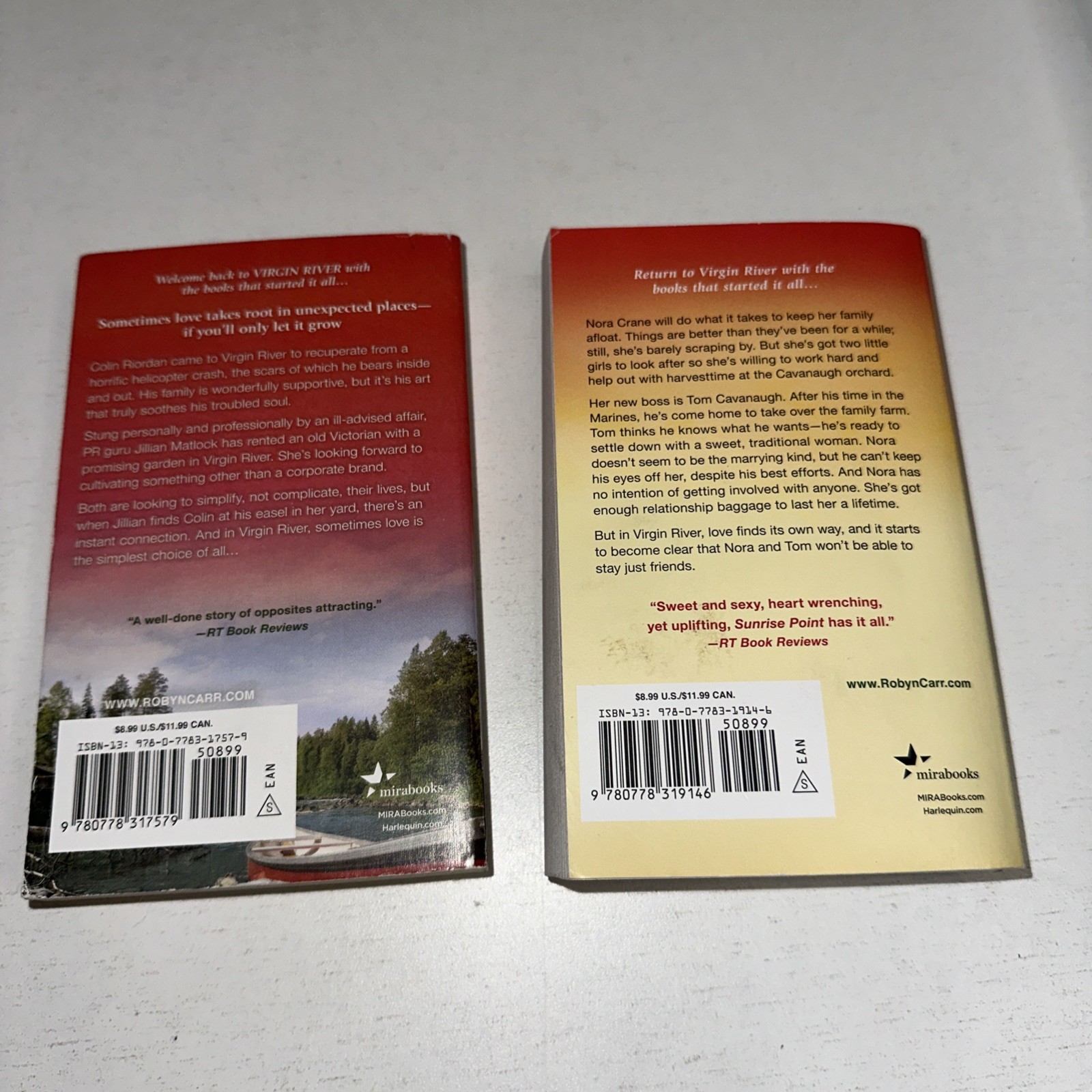 Robyn Carr VIRGIN RIVER Complete Book Series Lot of 20 (21 titles) – on Netfix