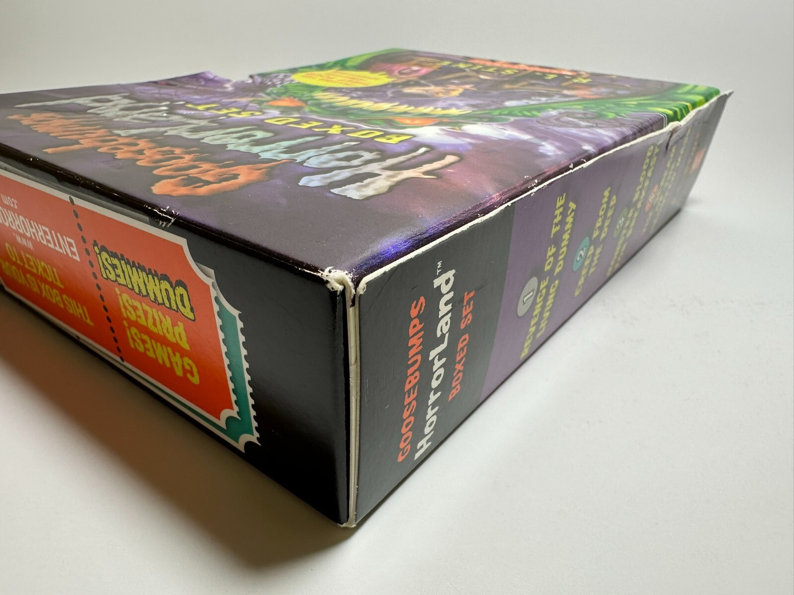 Goosebumps HorrorLand Cardboard Book Sleeve ONLY for #1-4 Boxed Cover Collection
