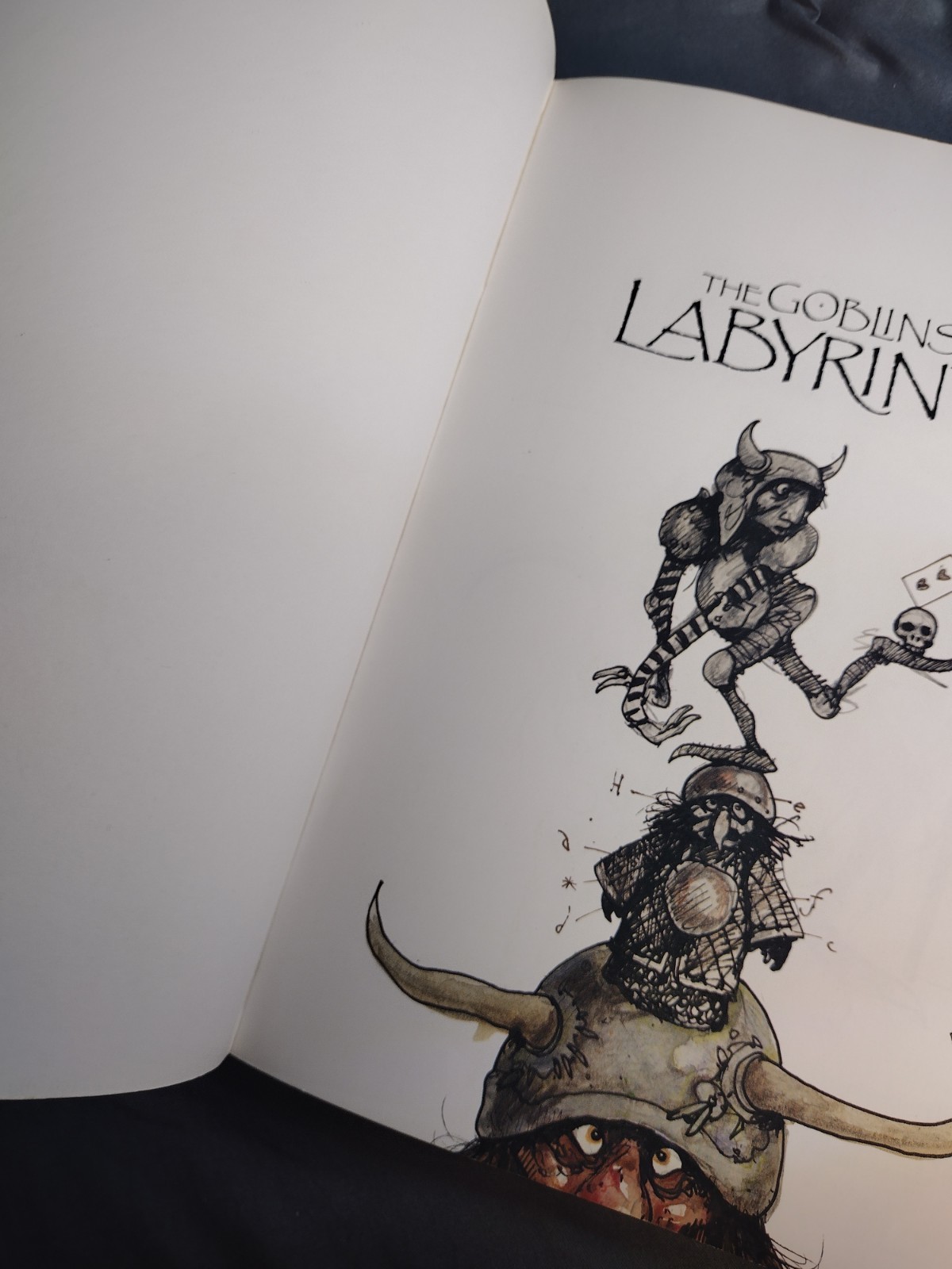The Goblins of Labyrinth Brian Froud Terry Jones 1st Edition 1986 Hardcover