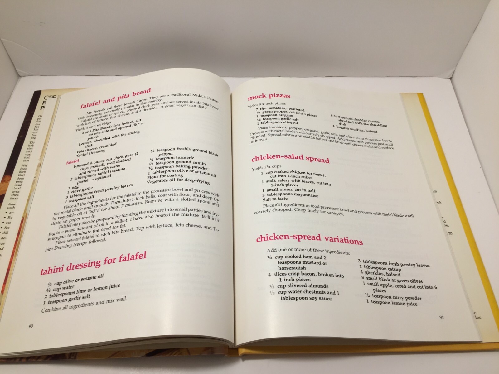 Creative Food Processor Cooking Recipe Cookbook 1977