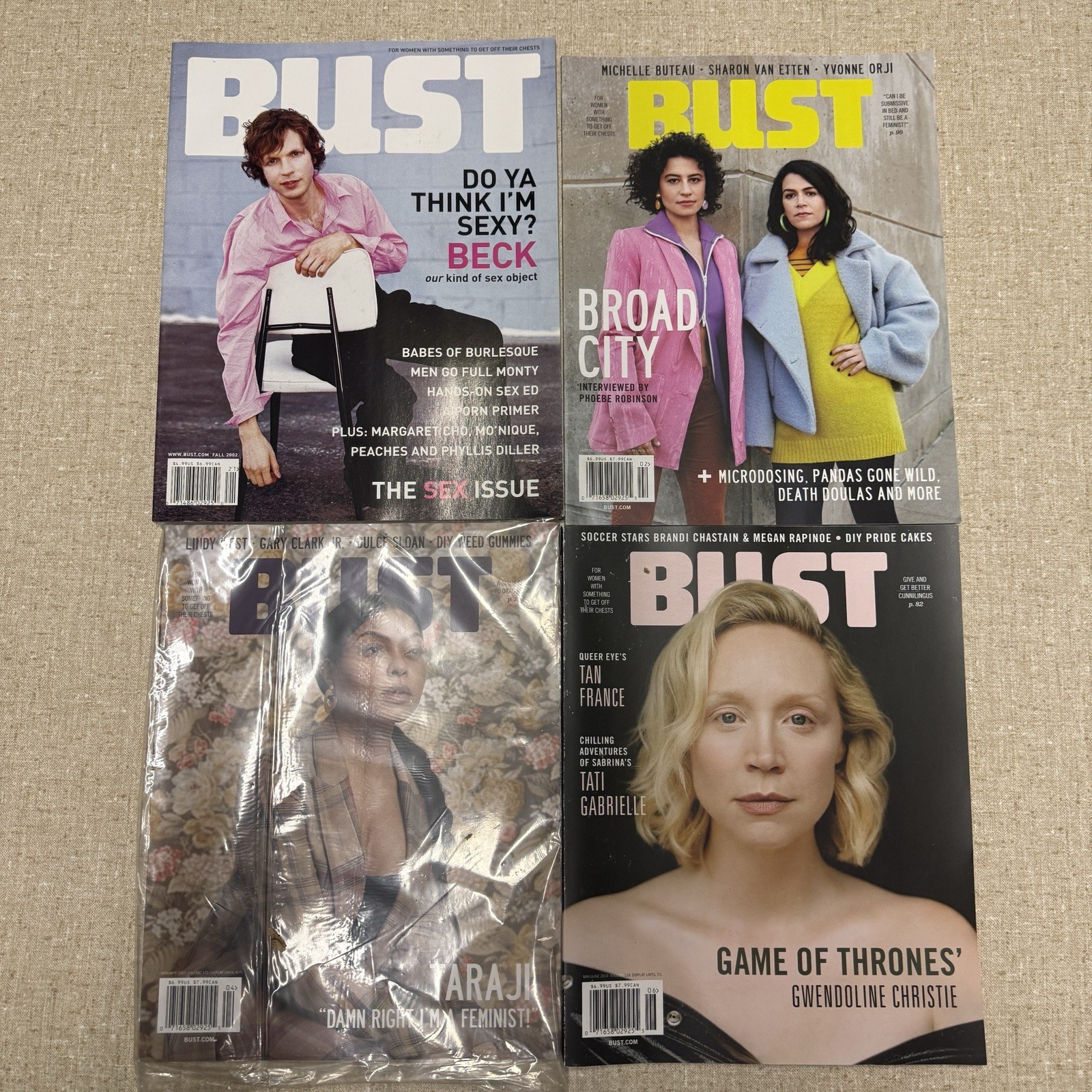 Bust Magazine Lot Of 16 Featuring Music Movies Fashion Feminism Gay And Lesbian