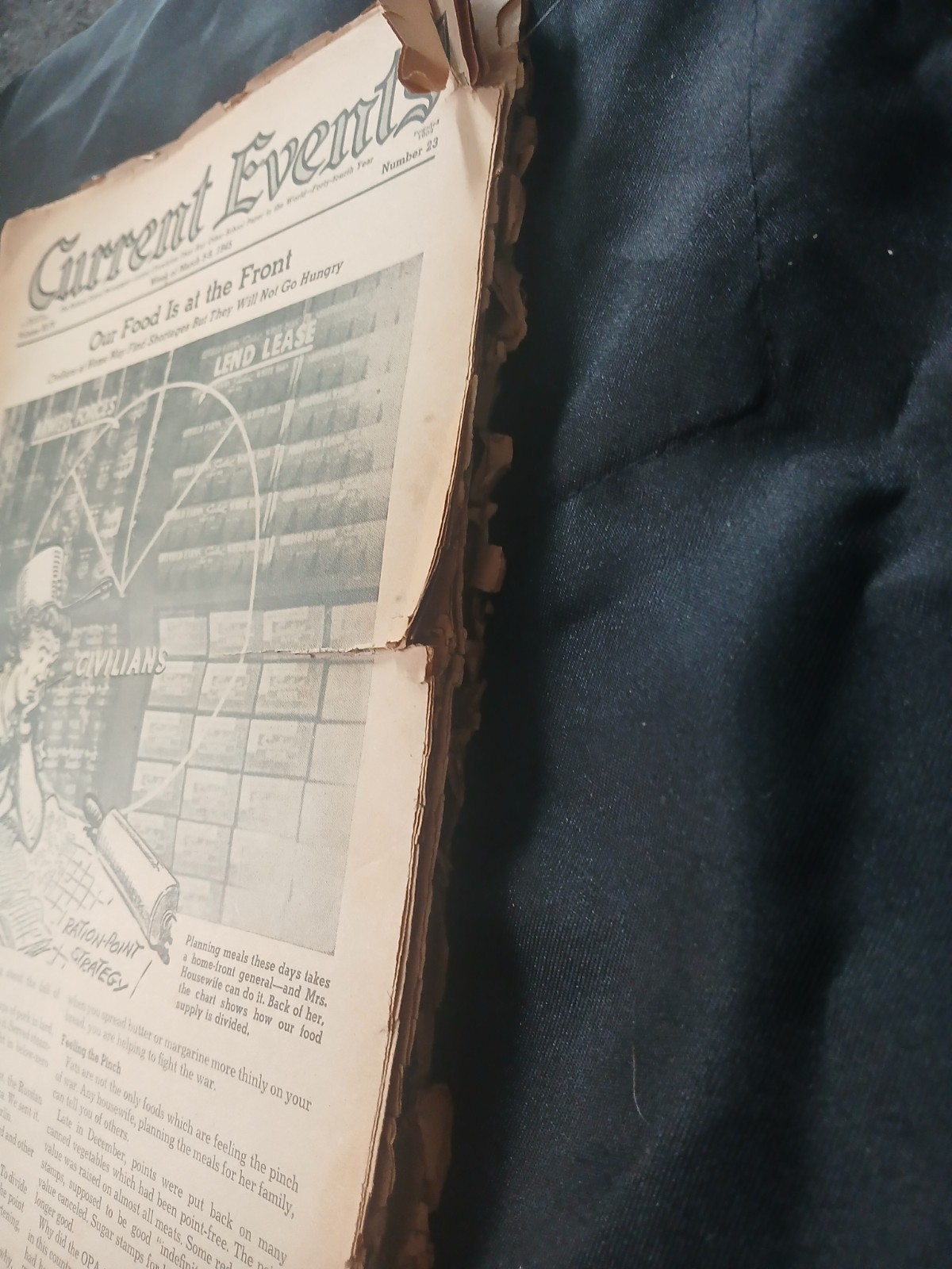 Current Events The National School Paper September 11 ’44 – May 14 ’45 32 issues