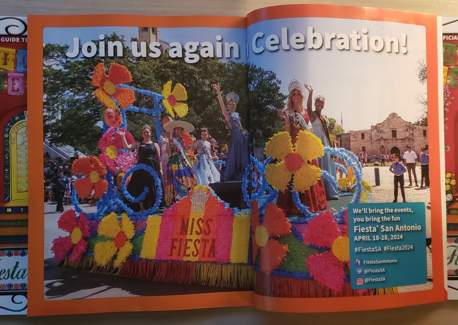 San Antonio Fiesta „The Official Guide To Fiesta Magazine 2023“ – 130 PAGES