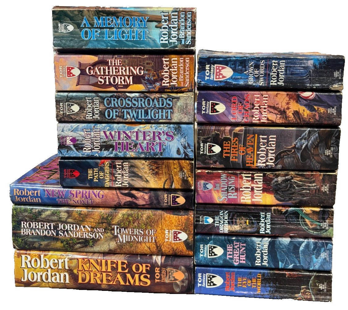 WHEEL OF TIME Complete Series Lot of 15 (#1-14, Pre) HC/DJ