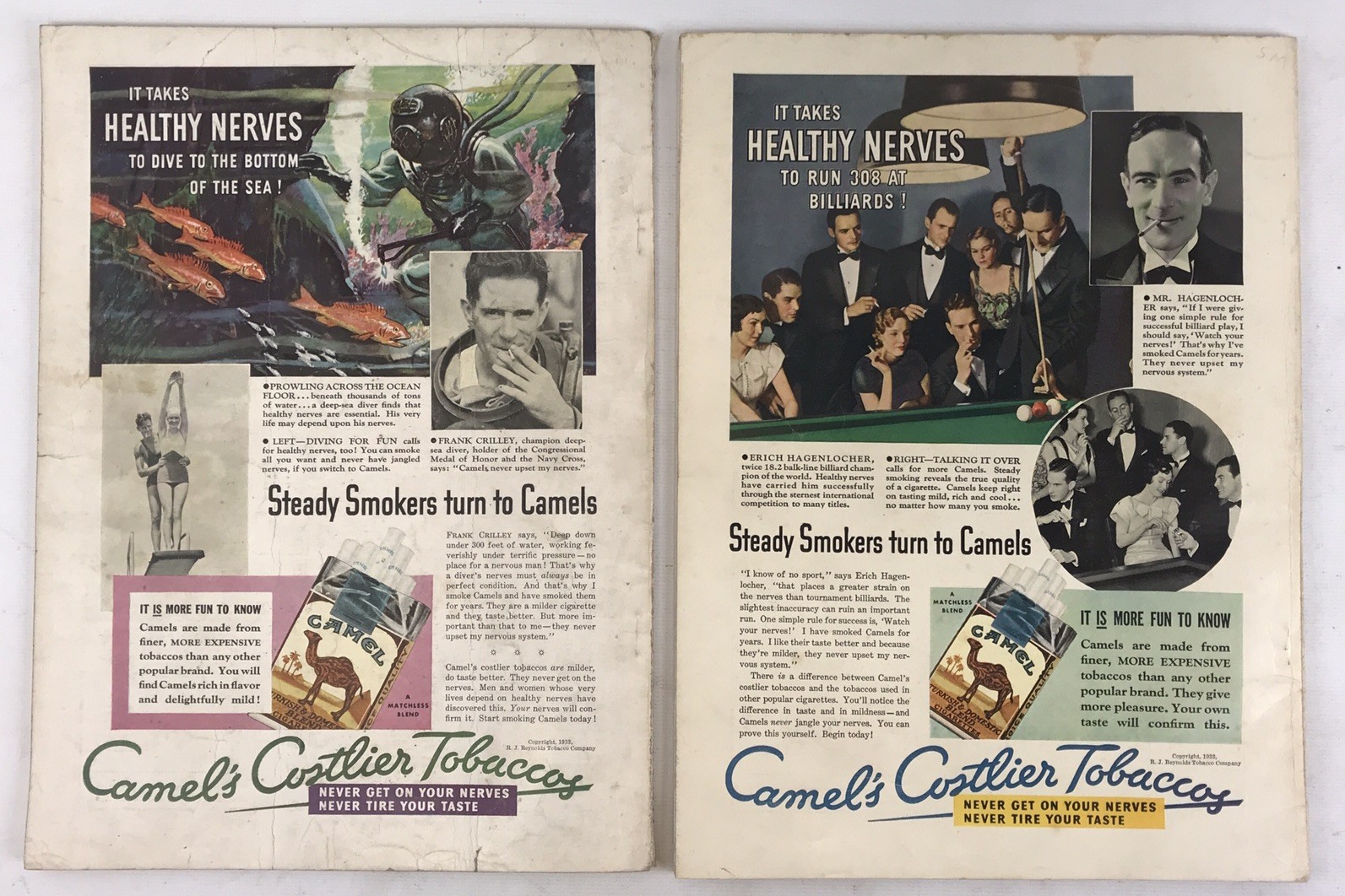 Lot of 6 Antique ‚Popular Science‘ Magazines, Various Months 1931 1932 1933