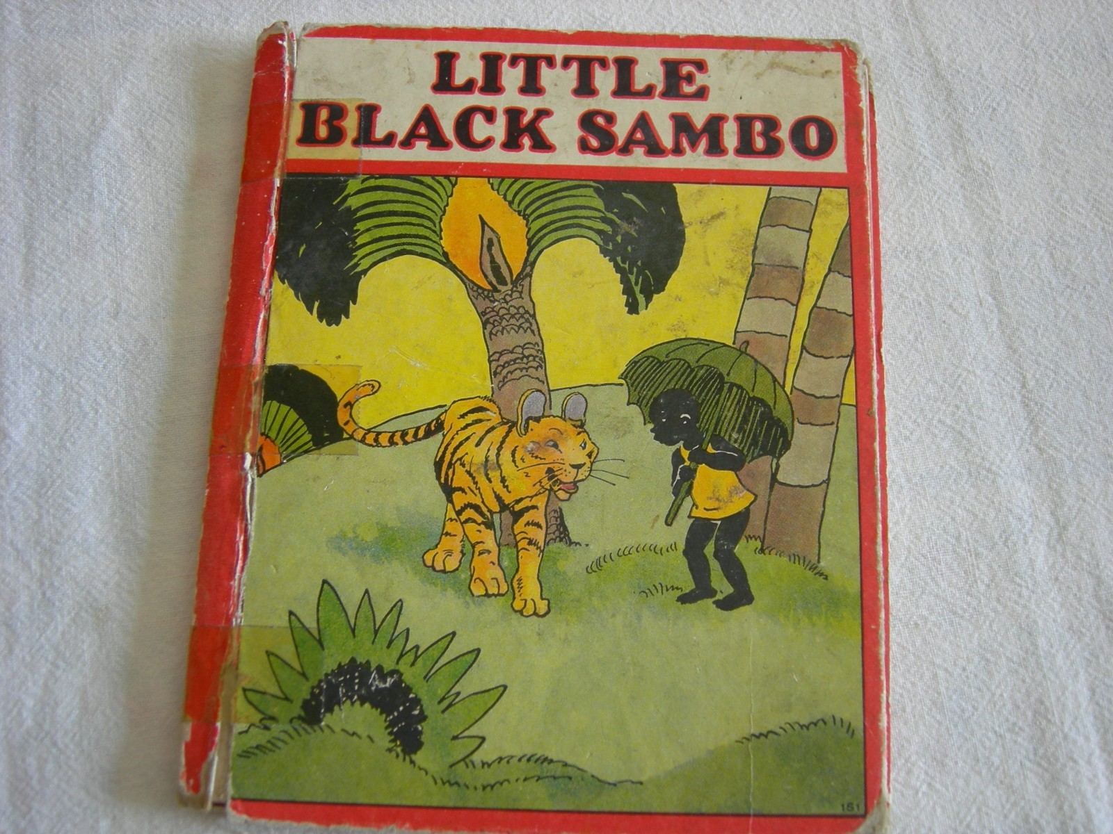 LITTLE BLACK SAMBO-3 in 1 Book-Rand McNally Gingerbread Man & Titty Mouse-1938