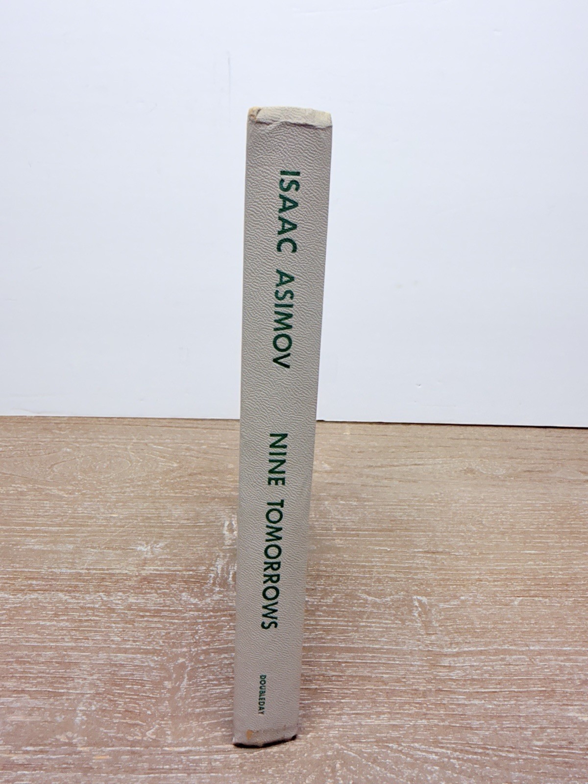 Isaac Asimov Nine Tomorrows HC Vintage Sci-Fi Short Stories Doubleday Book