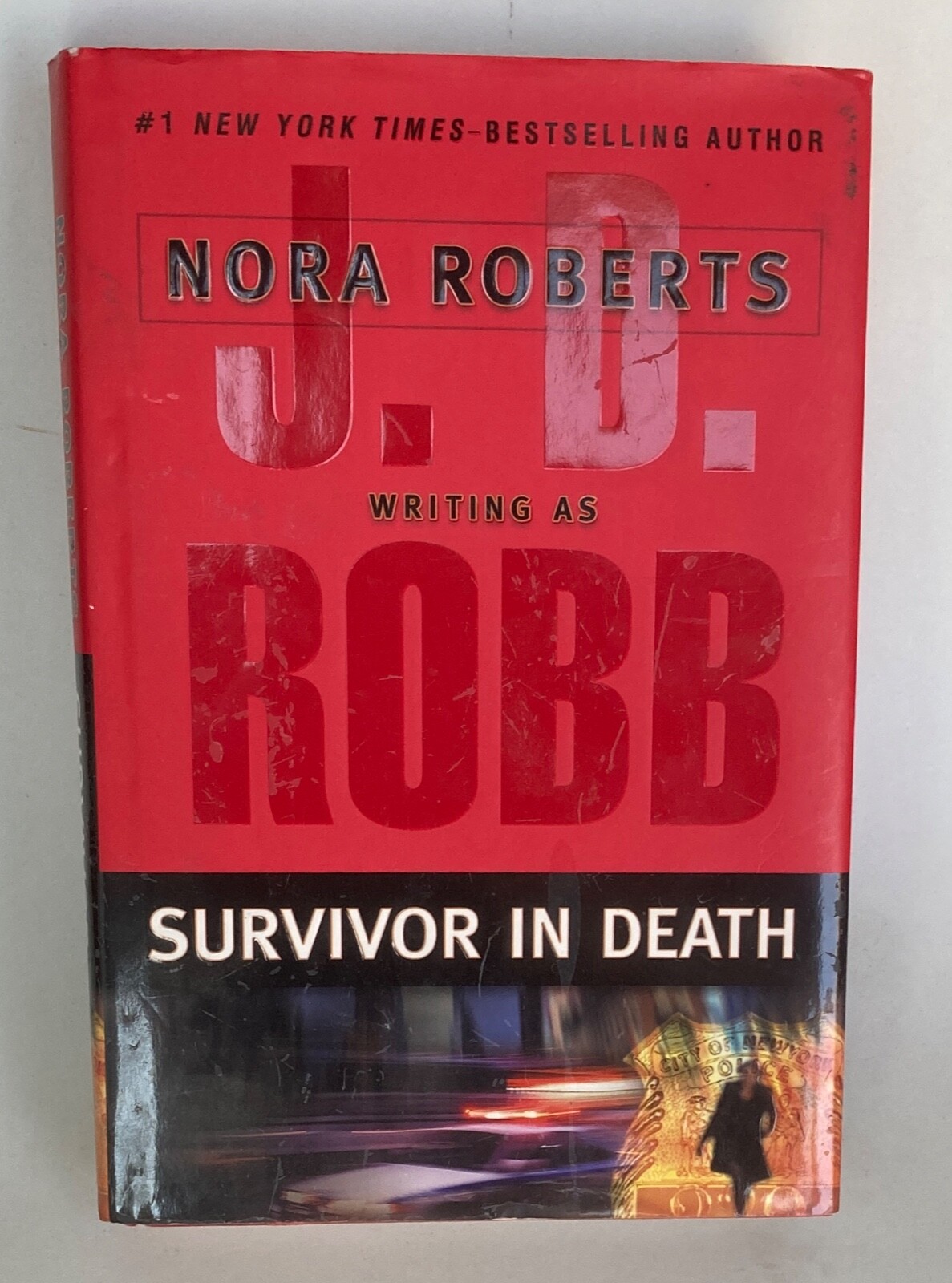 Survivor in Death by J. D. Robb, Hardcover 376 pages, Like New condition