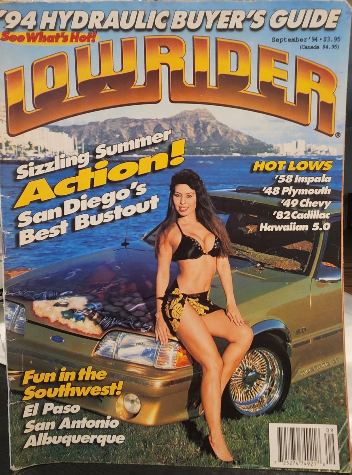 Lowrider Magazine September 1994 San Diego El Paso San Antonio Albuquerque Chevy