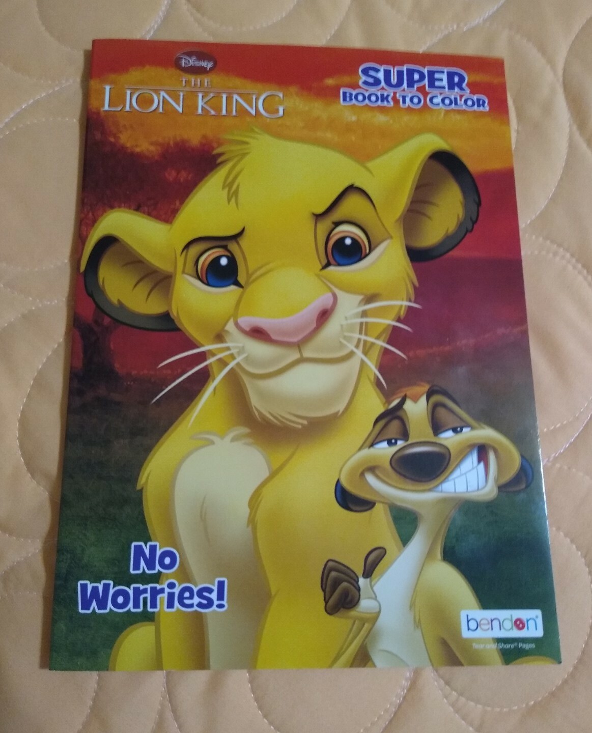 Disney The Lion King Coloring & Activity Book with Tear & Share Pages Free Ship