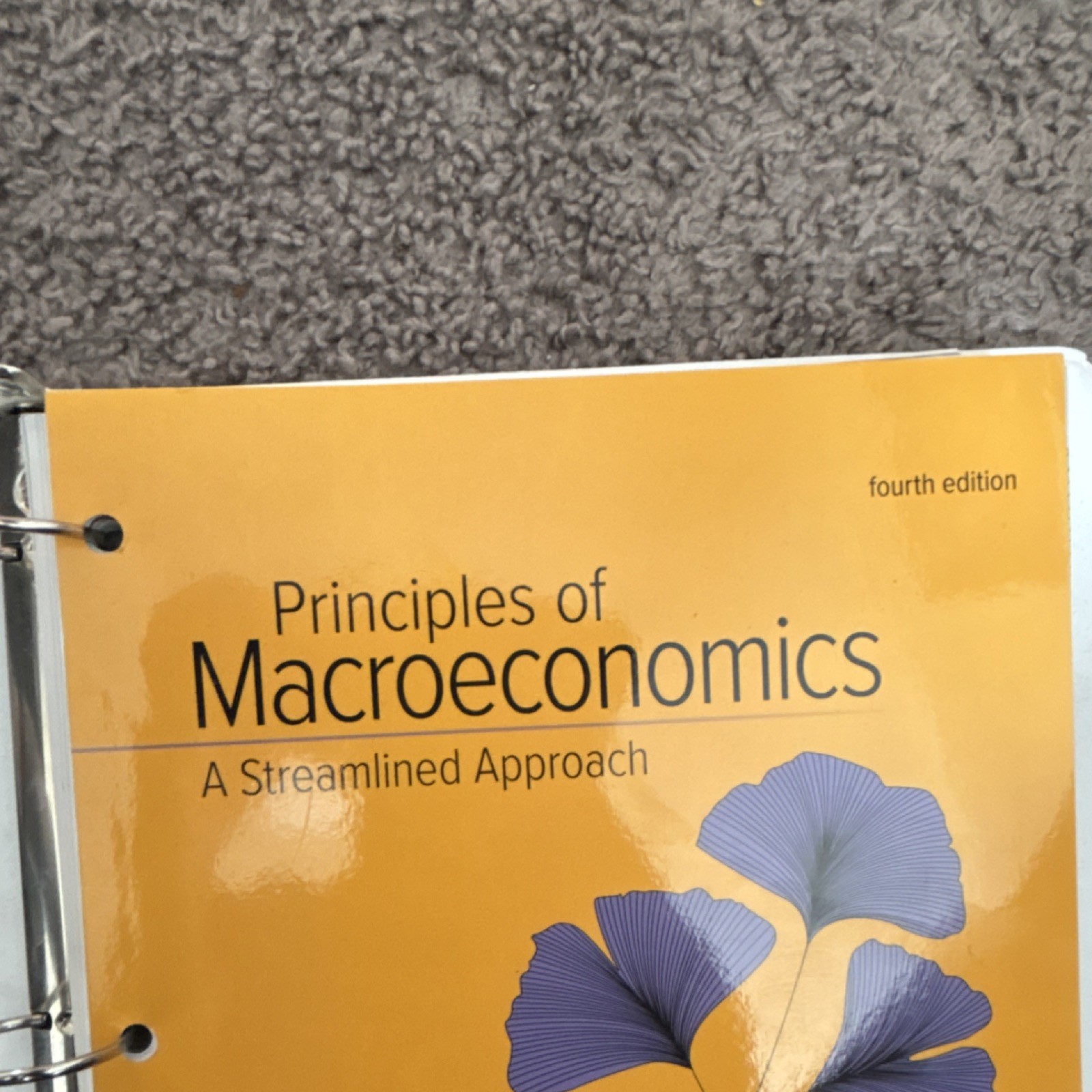 Principles of Macroeconomics 4th Ed Frank Bernanke McGraw Hill Looseleaf Sheets