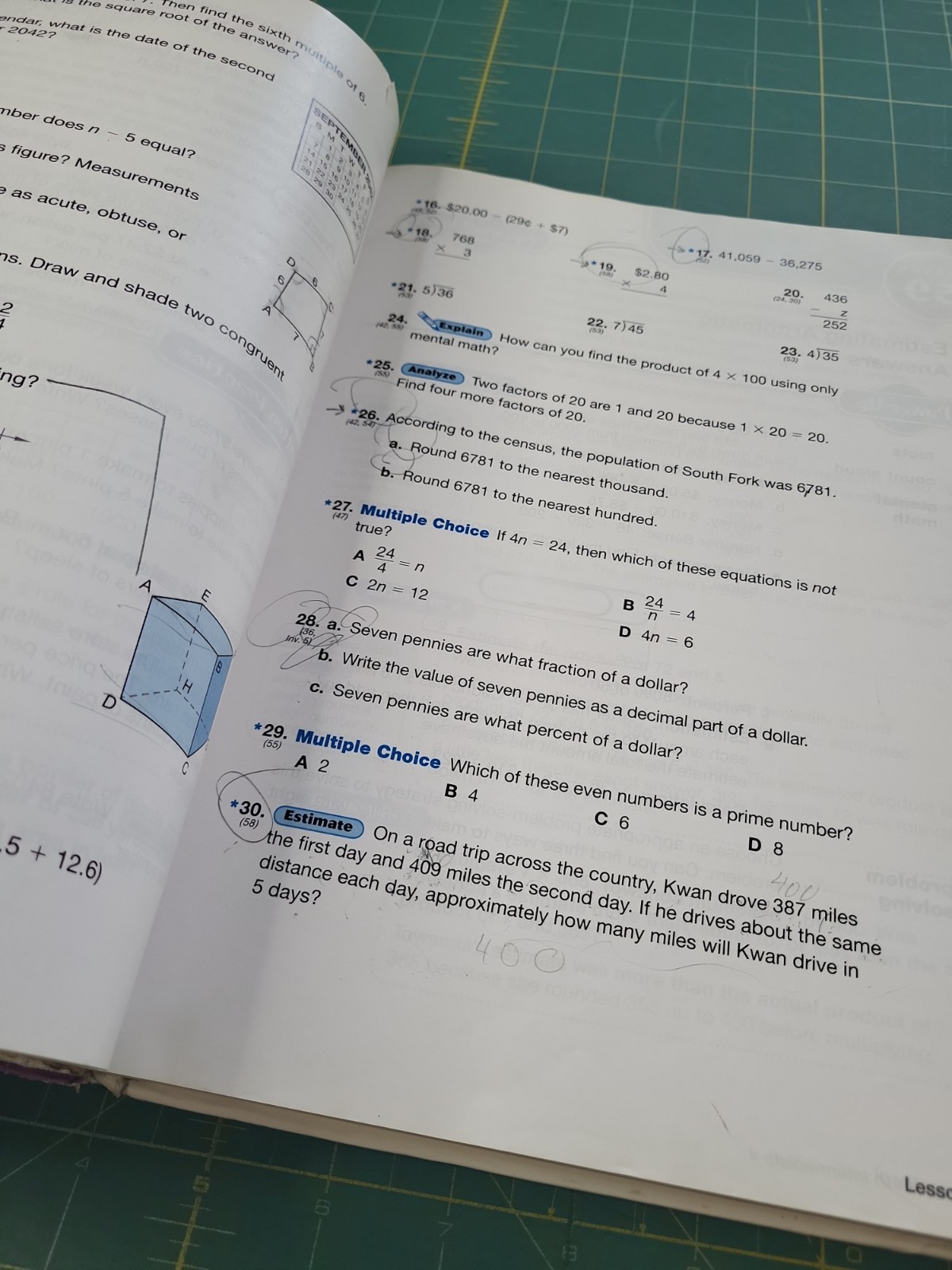 Saxon Math Intermediate 4 : Student Edition 2008 by Stephen Hake Hardcover
