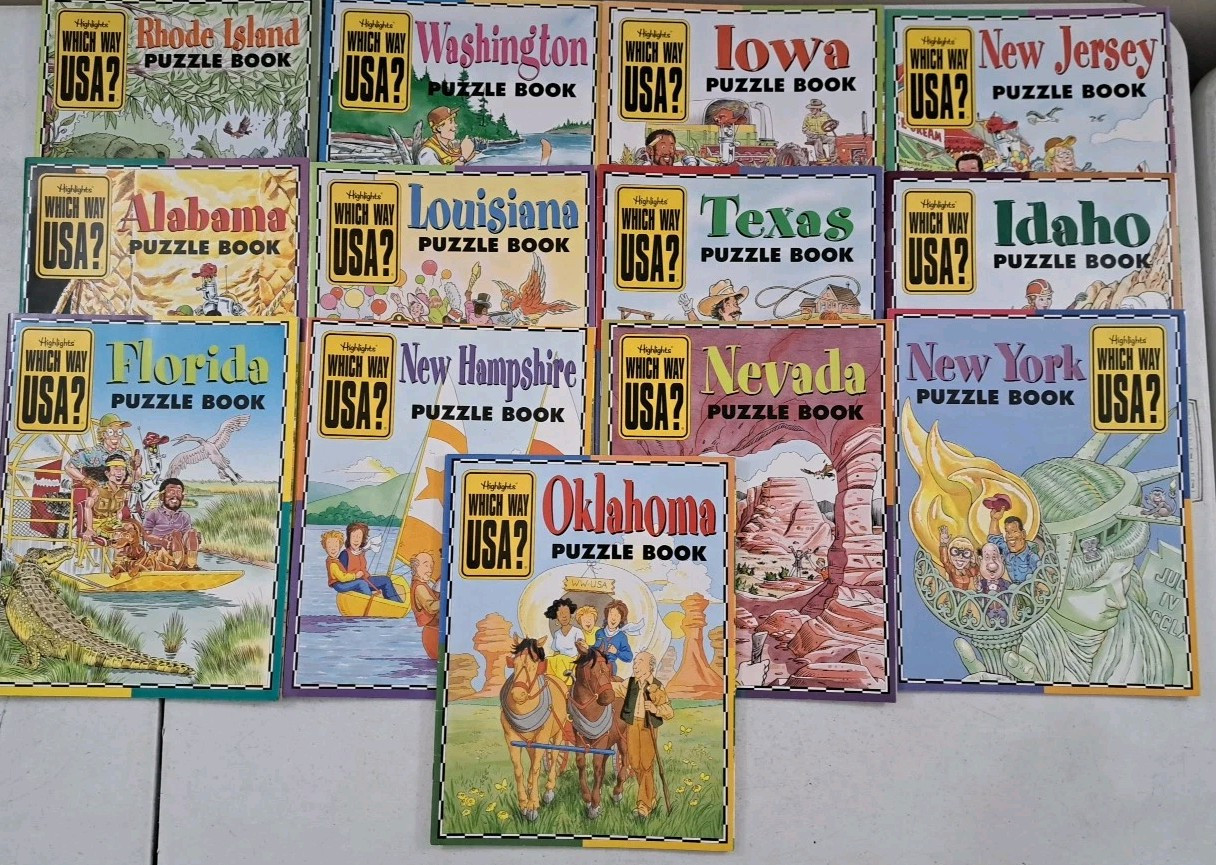 Lot Of 13 Highlights Which Way Usa? Magazines-NO MAPS-New York ETC