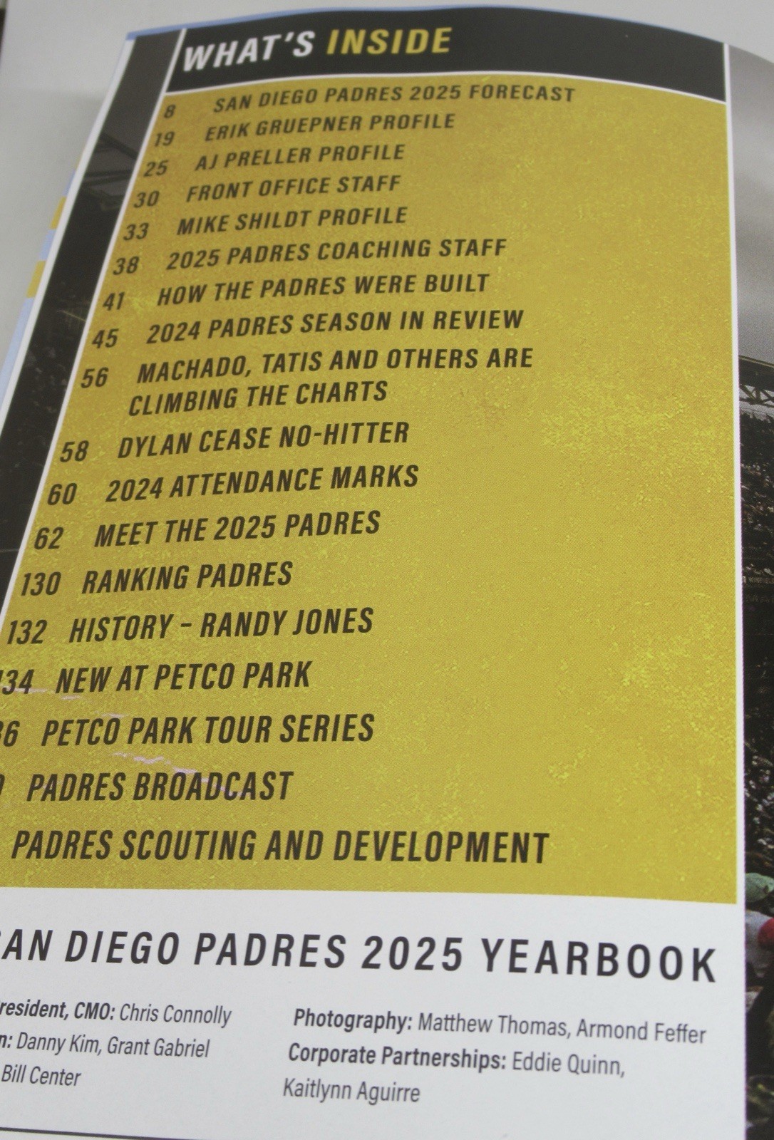 San Diego Padres 2025 Yearbook Magazine (150 Pages)