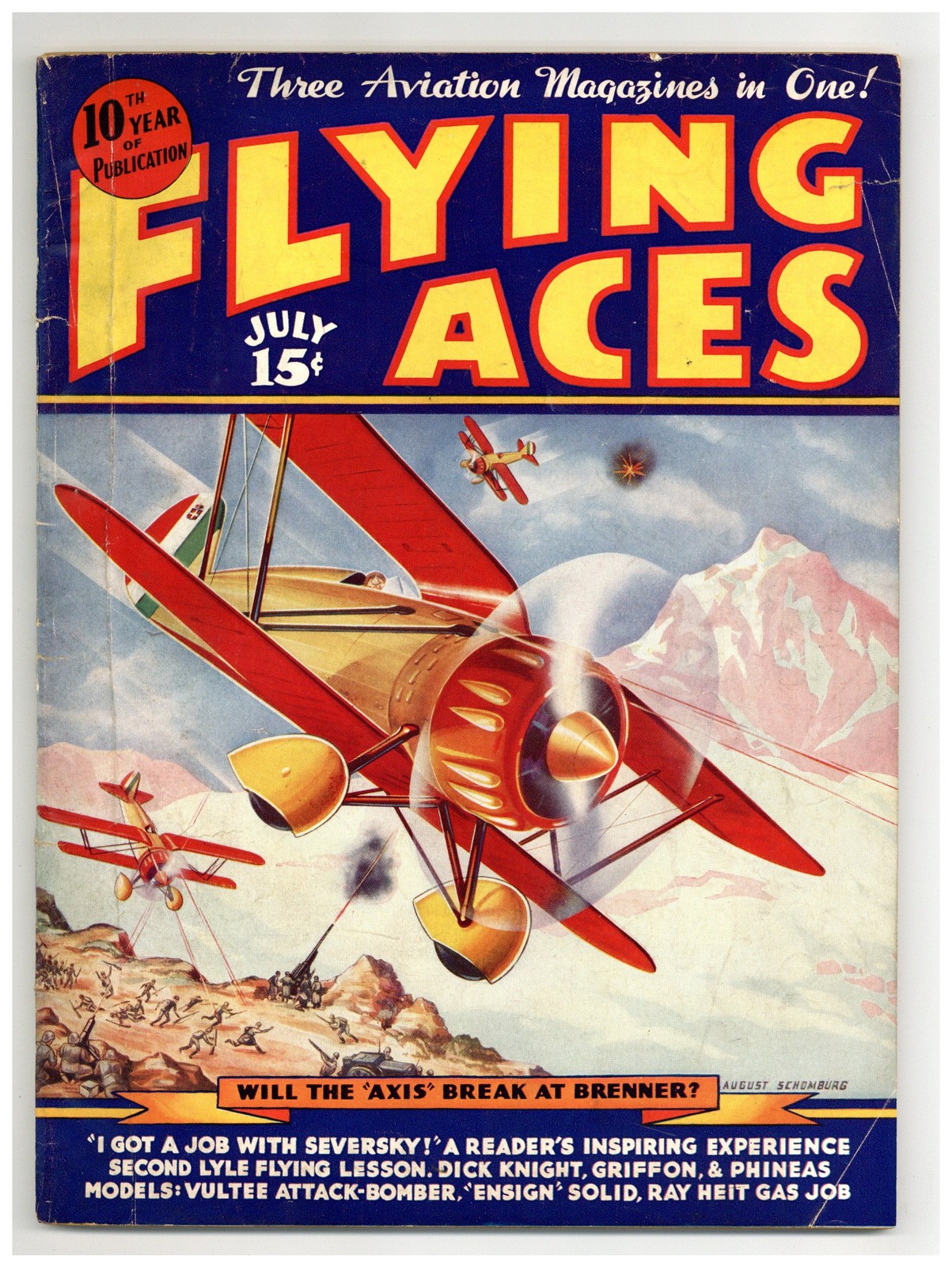 Flying Aces Pulp / Magazine Vol. 29 #4 GD/VG 3.0 1938 Low Grade