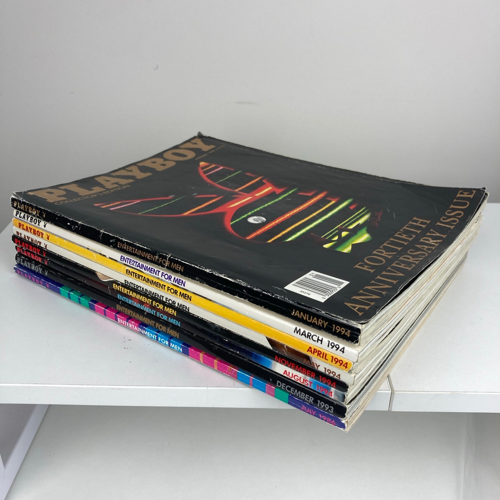 Playboy 1994 – 1993 -1986 various years/months lot of 8