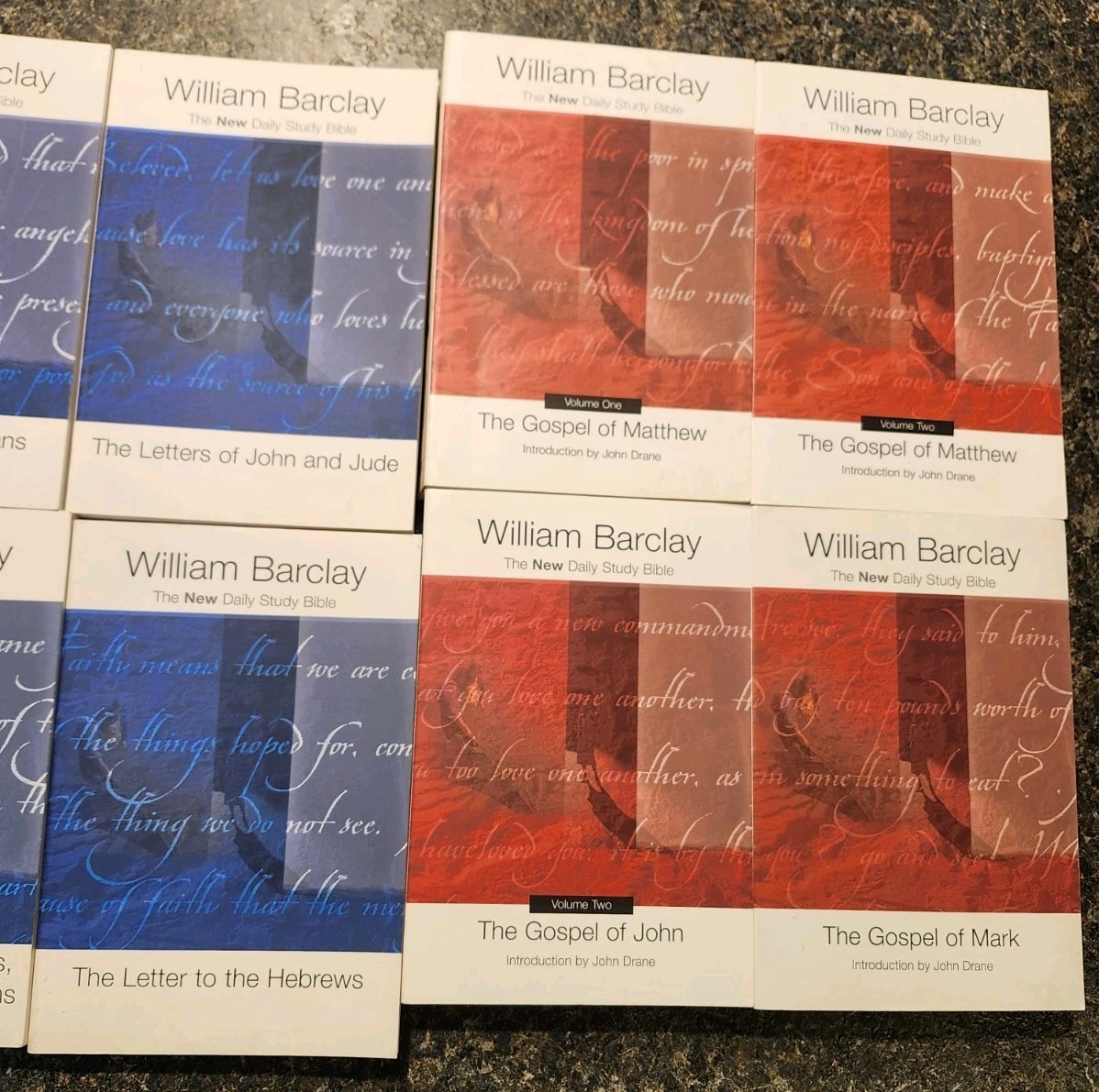 William Barclay The New Daily Study Bible Paperback Lot of 14 (SEE DESCRIPTION)