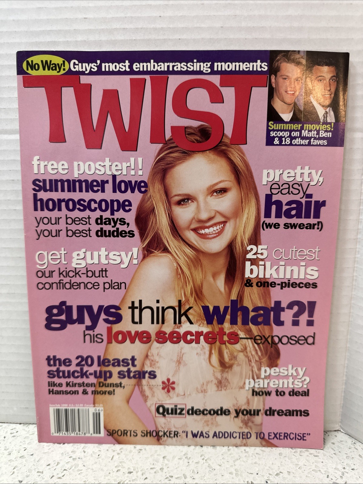 TWIST MAGAZINE – June/July 1998 – Kirsten Dunst, Rare Teen Magazine