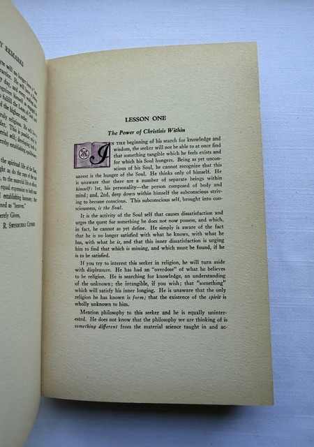 Christisis-Dr. R.S. Clymer-OCCULT-1945-Lessons in HIGHER SOUL SCIENCE-ORIGINAL