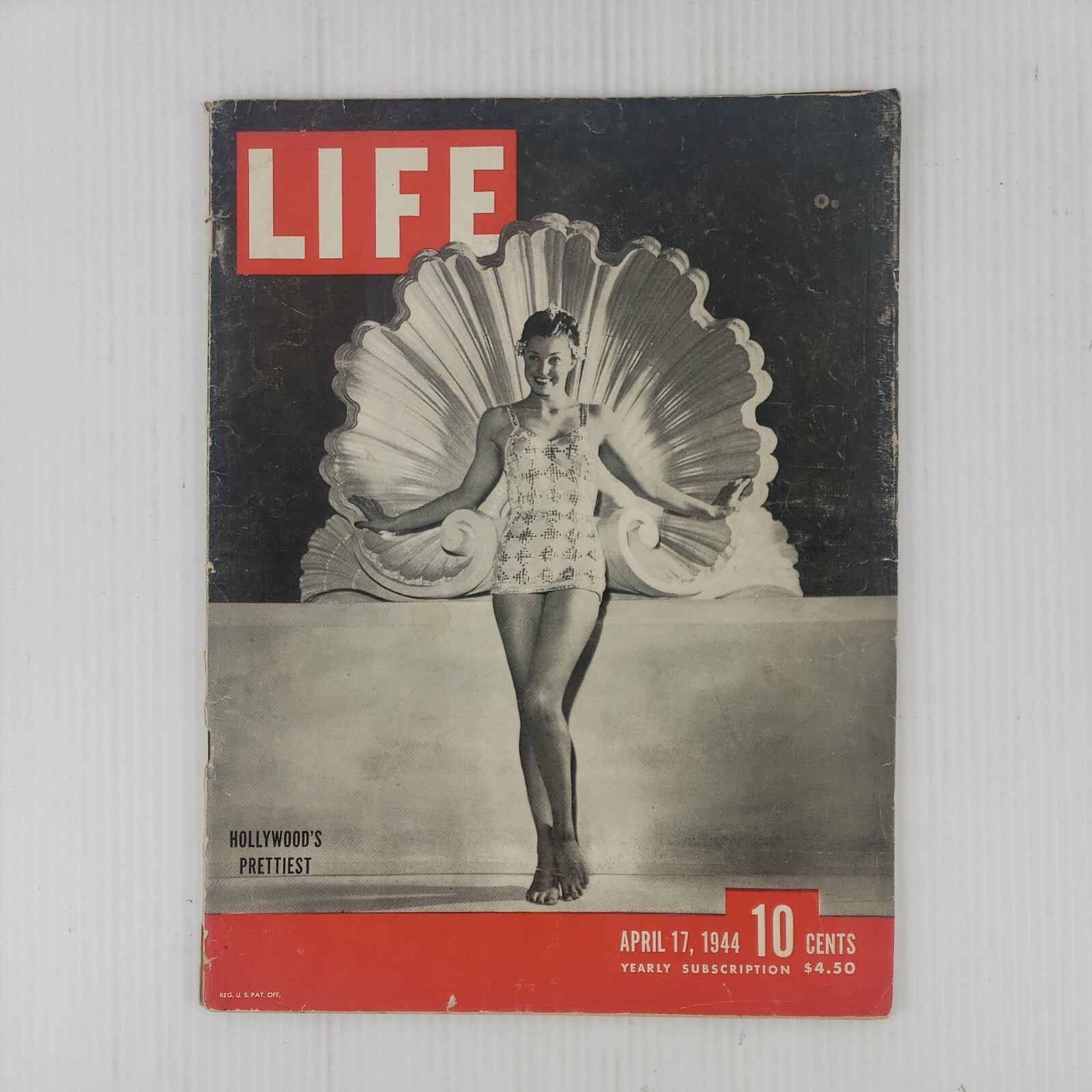Life Magazine – April 17 1944, Hollywood, World War II, Tarawa, Rocket Gun
