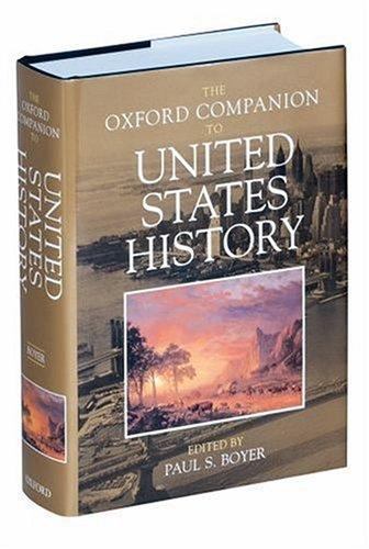 The Oxford Companion to United States History – hardcover, 0195082095, Boyer