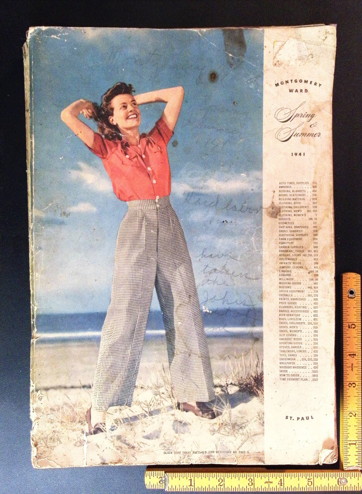 1941 Montgomery Ward Spring & Summer Catalog – St. Paul, MN – Vintage – Pre WW2