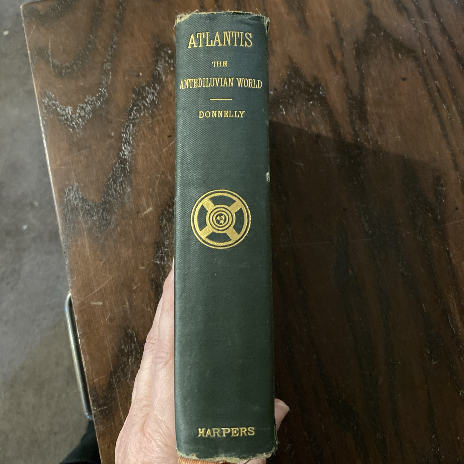 ATLANTIS: The Antediluvian World by Ignatius Donnelly 1882 HC Harpers 7th Ed