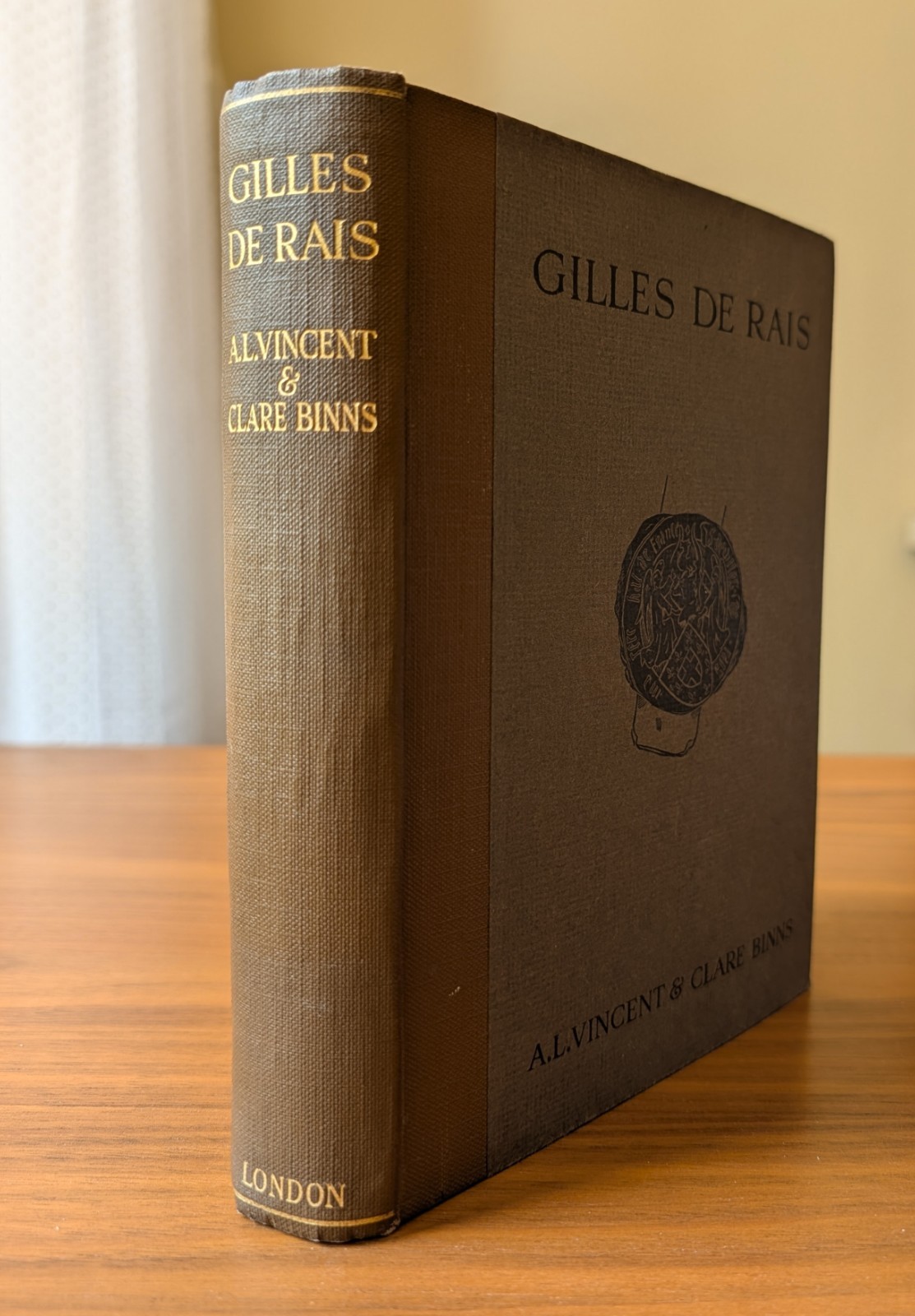 Rare ~ Gilles De Rais ~ 1926 ~ / HARDCOVER OCCULT DEMONOLOGY WITCHCRAFT BOOK