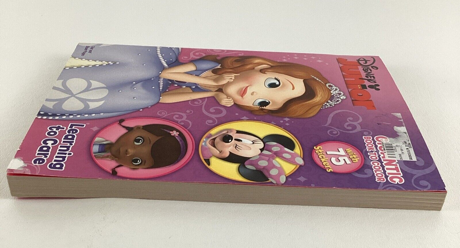 Disney Junior Gigantic Coloring Book Learn To Care Stickers Sofia Minnie Mouse