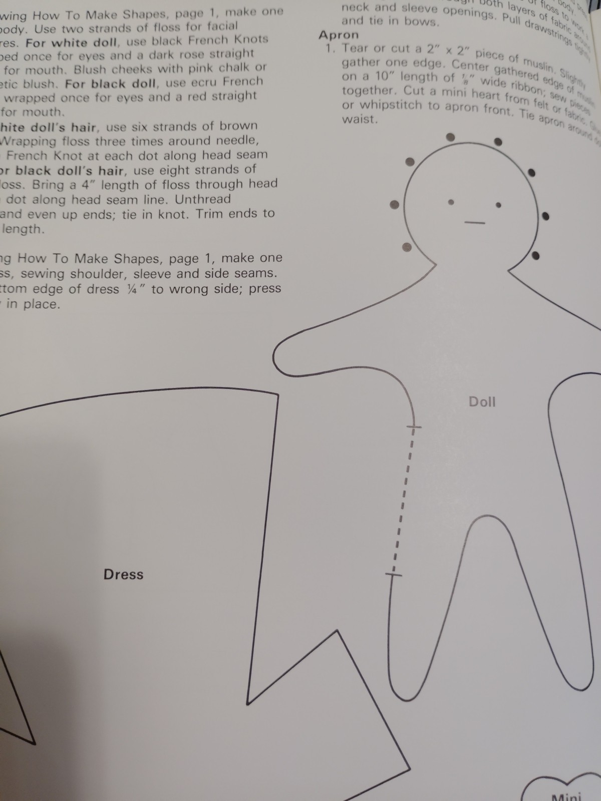 Garlands Dolls Angels Strings Things Pattern Leaflet 1057 Leisure Arts Country