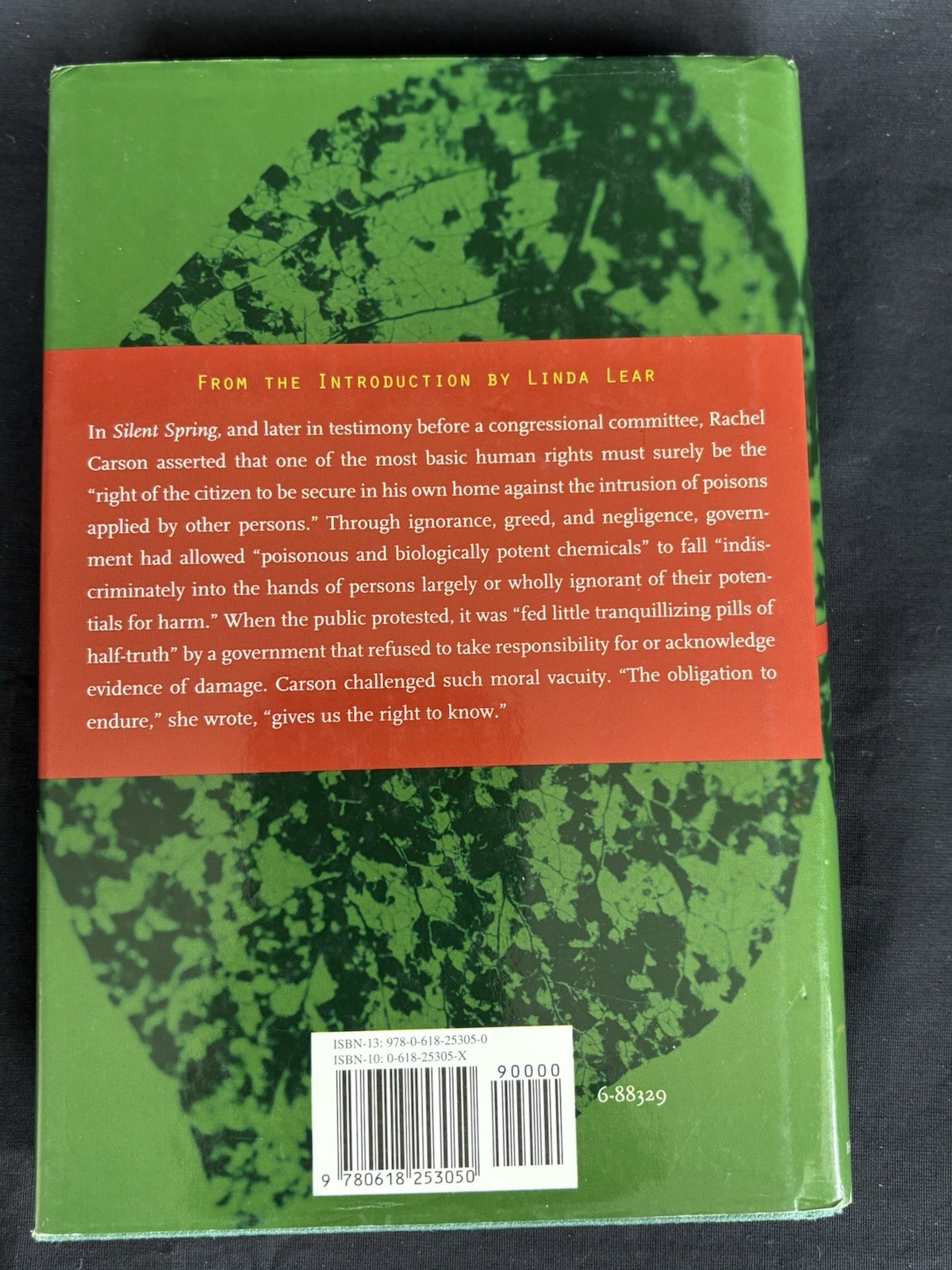 Silent Spring Rachel Carson 40th Anniversary Hardcover VG w/Essays