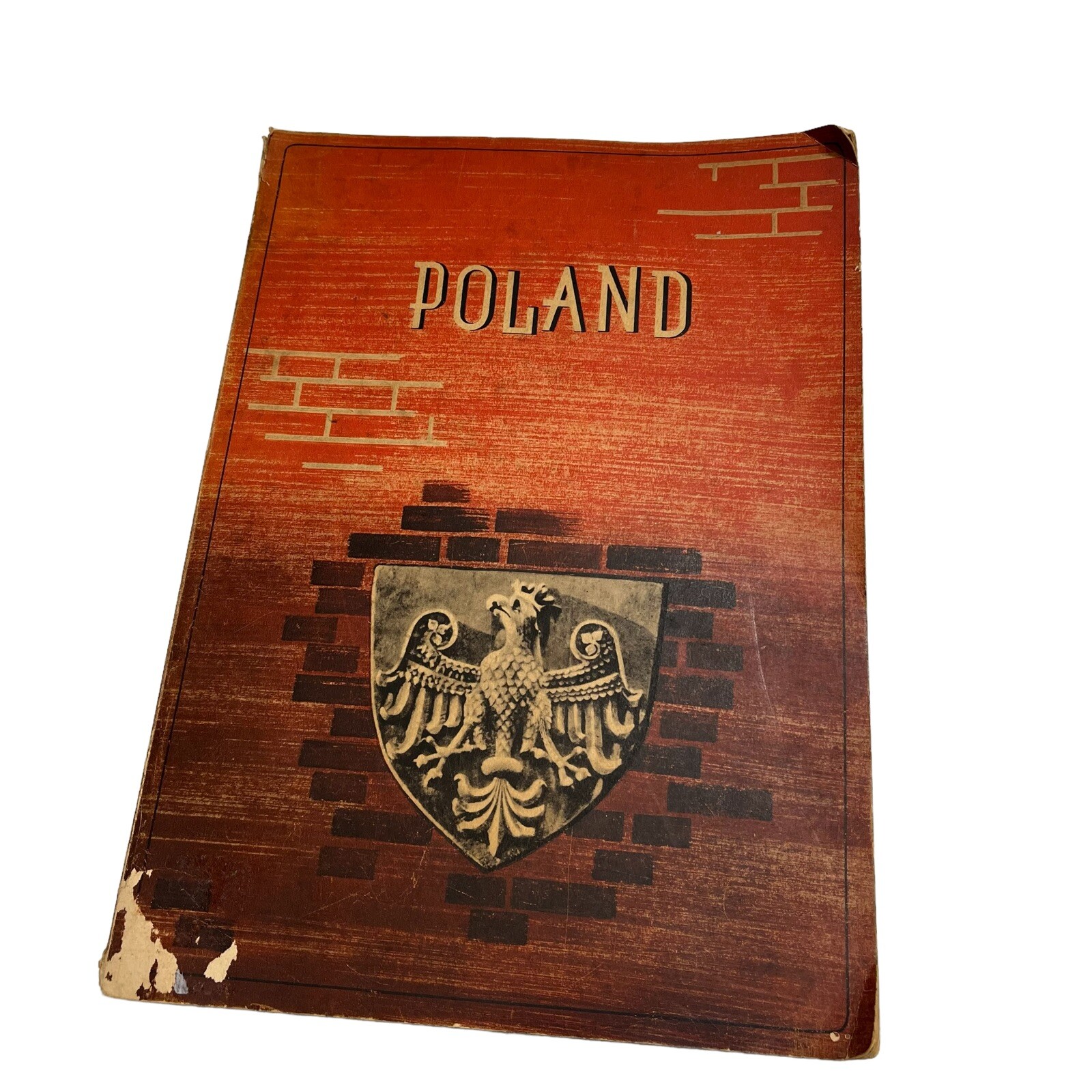 Poland By Adam Zielinski 1939 Paperback Book 160 Pages Rare Find