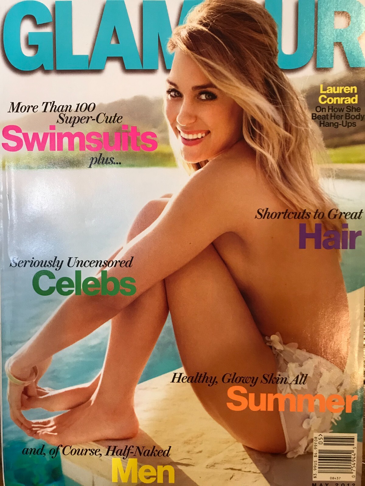 Glamour Magazine, Lauren Conrad, Uncensored Celebs, May 2012, 296 pages