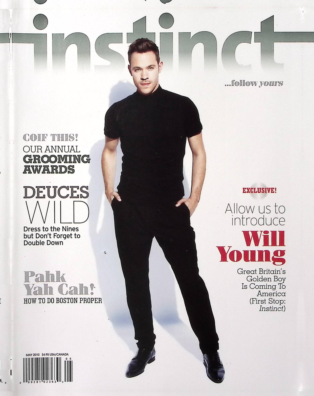 INSTINCT MAGAZINE 5-2010 WILL YOUNG GROOMING AWARDS DEUCES WILD Z2236