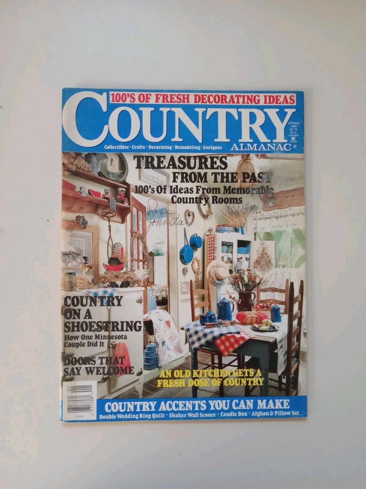 Country Almanac Magazine Spring 1990 Treasures From The Past