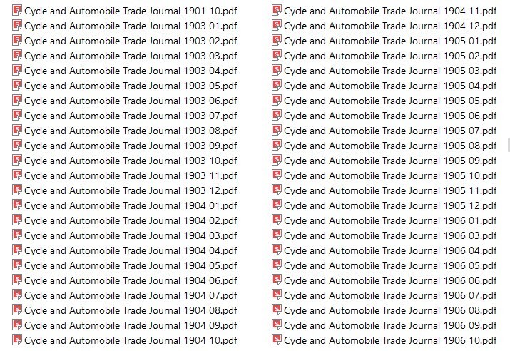 AUTOMOBILE TRADE JOURNAL 1900S 84 Unique Issues In PDF Format On USB Thumb Drive
