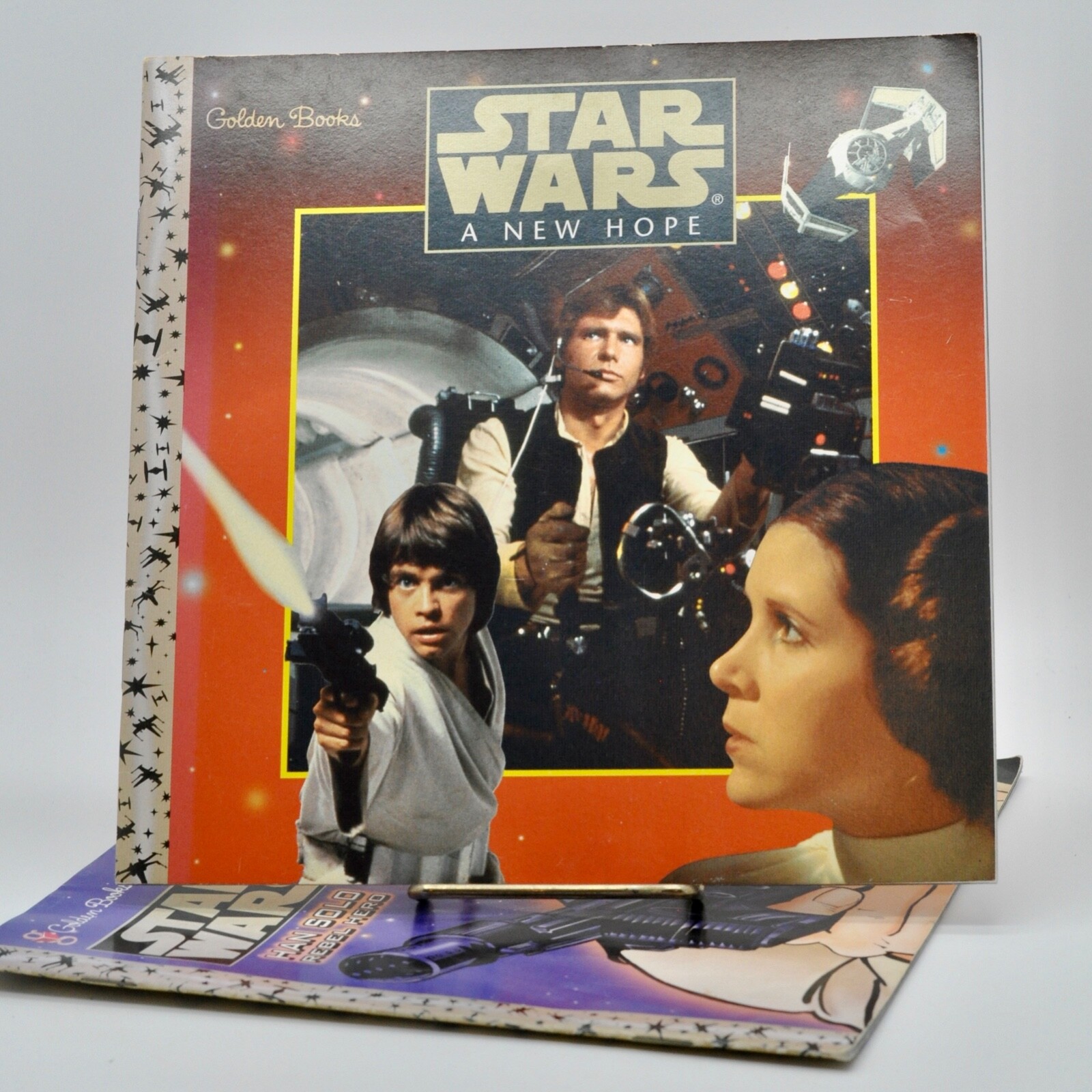 Star Wars Han Solo Rebel Hero & A New Hope Paperback Golden Books