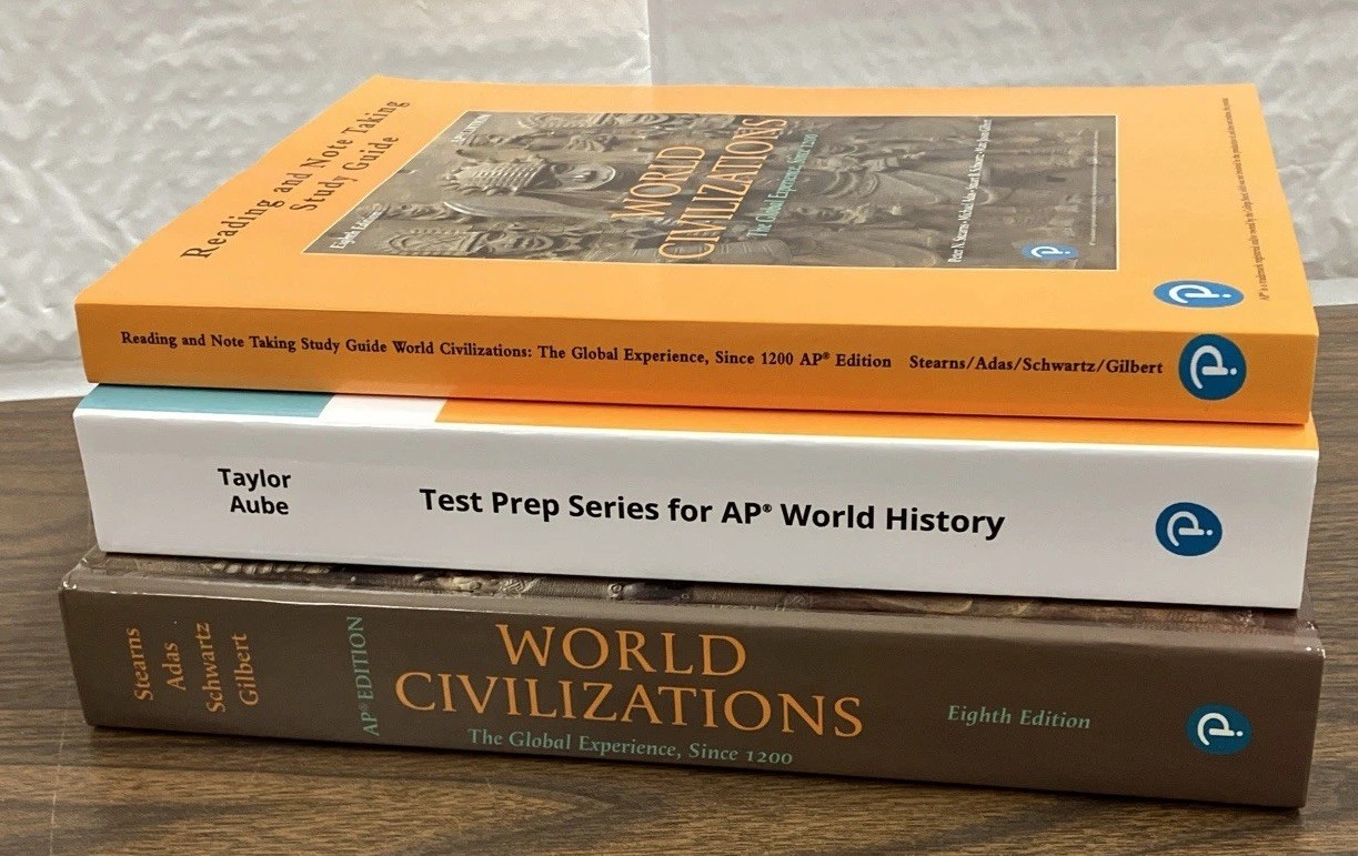 LOT World Civilizations : The Global Experience, since 1200 8e AP Stearns + Prep