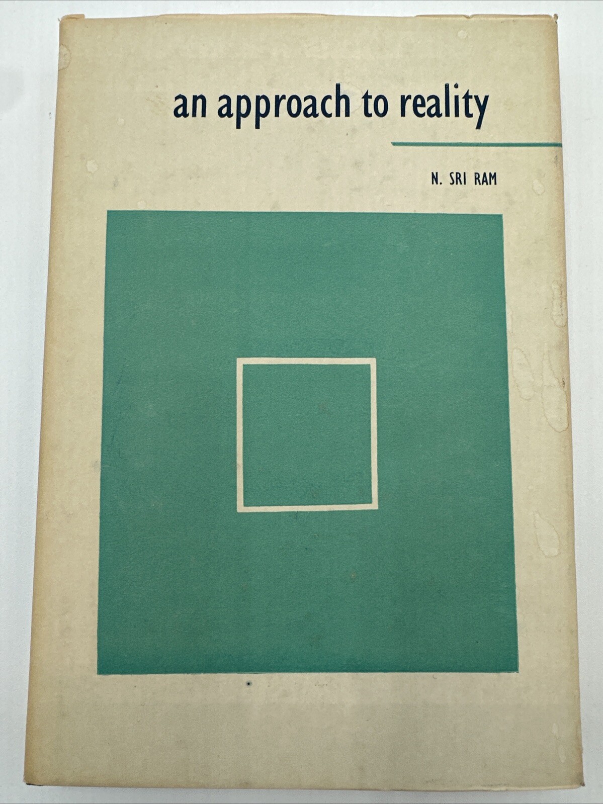 An Approach To Reality N Sri Ram Hardcover 256 Pages 1974 DJ