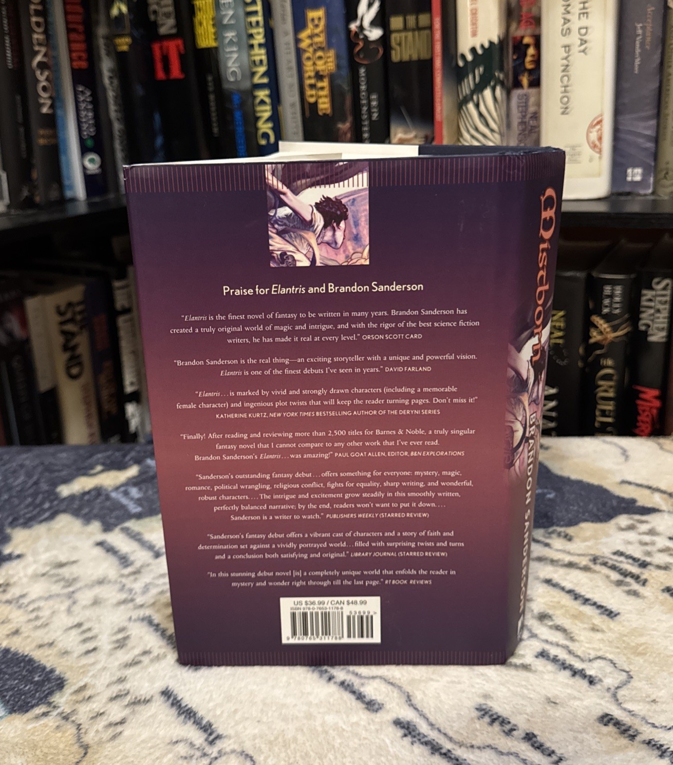 Mistborn The Final Empire – Brandon Sanderson (Hardcover) Later Printing, VG