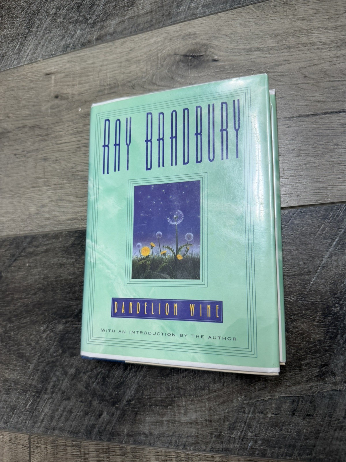 Dandelion Wine Hardcover Book Ray Bradbury SIGNED