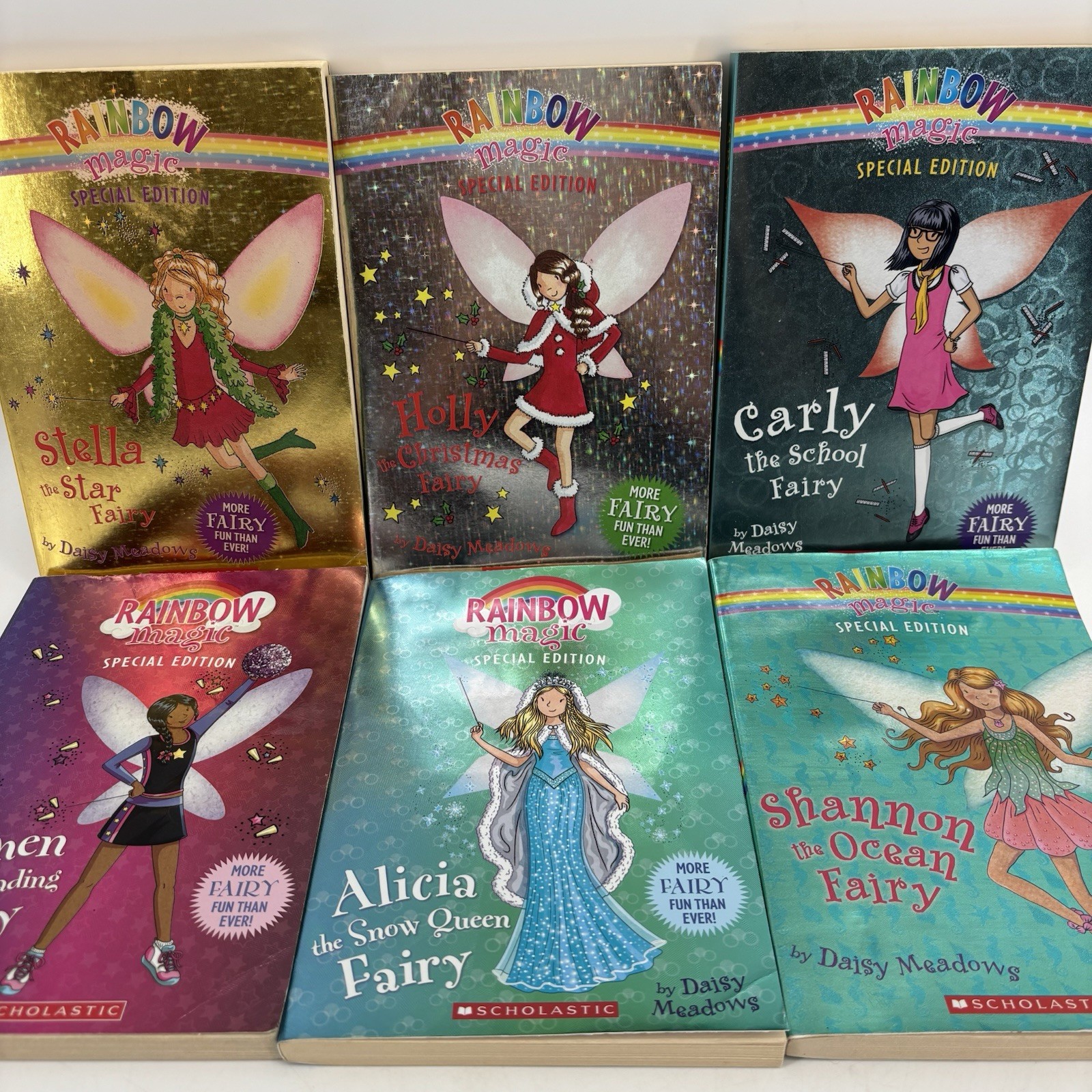 Rainbow Magic Fairy Special Edition Lot of 6 Books by Daisy Meadows