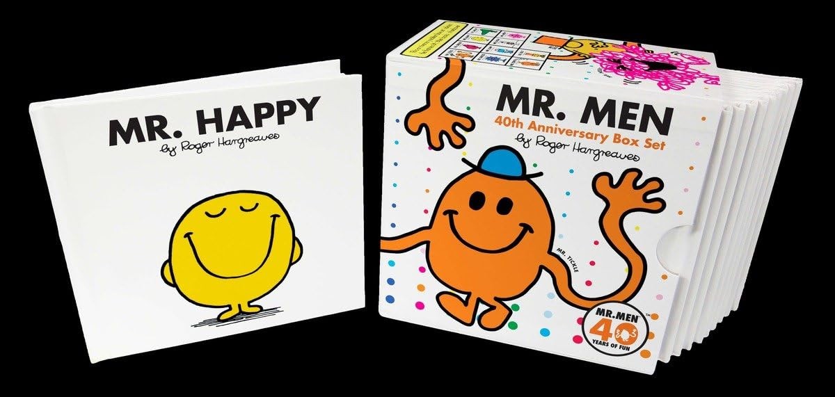 Mr. Men 40th Anniversary Box Set (Mr. Men and Little Miss) – hardcover Hargr…
