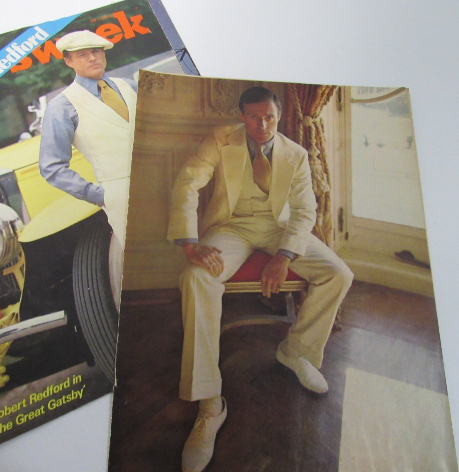 Robert Redford Great Gatsby Magazine Cover Story Newsweek 10 Pages Photos 1974