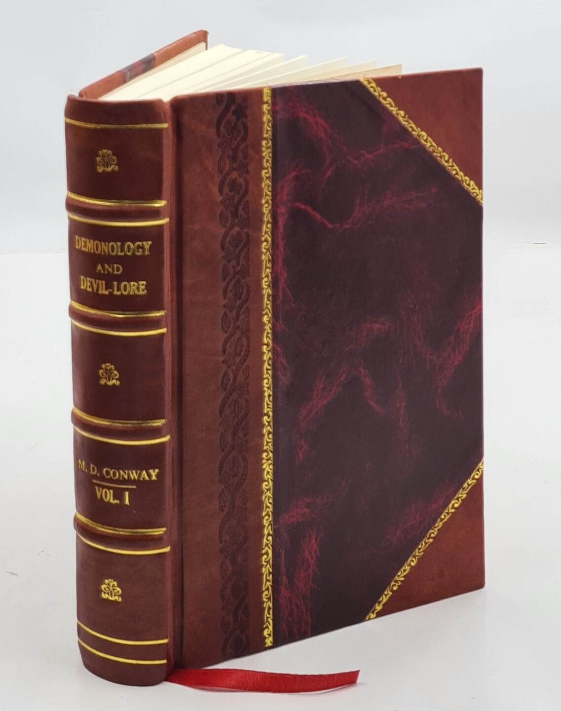 Demonology and devil-lore 1879 [LEATHER BOUND] BY Conway, Moncure Daniel